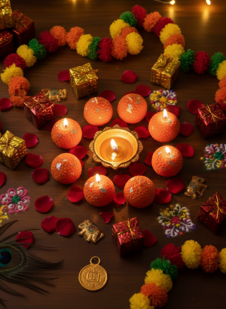 Motichoor Magic Candles – Pack of 12